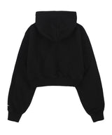 [NF] WHIZZ PATCH CROP HOOD ZIP UP (BLACK)_F23ZA946