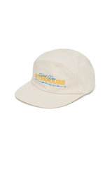 コットン刺繍キャップ / COTTON EMBROIDERED CAP (CREAM)