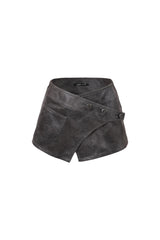 BELT WRAP SKIRT[gray]