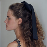 Long Jacquard Ribbon Hair Pin (6611858751606)