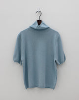 ラクーンタートルスリーブニット / Raccoon Turtle Short Sleeve Knit (3color)