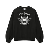 バンブッククラブスウェットシャツ/0 7 banned book club sweatshirt - BLACK