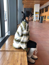 コーヒーモヘアカーディガン