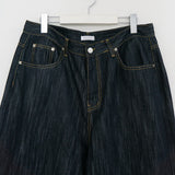 Non-fade Raw Denim Pants