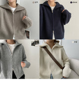 トグラング2WAYニットジップアップ / Tograng Two-Way Knit Zip-Up