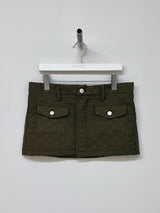 キルティングミニスカート/QUILTING MINI SKIRT