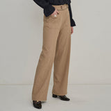 Wool pocket pants - Beige (6674903433334)