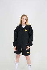 SMILE HALF PANTS (BLACK) (6699087167606)