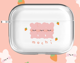 ミニモチラビットAirPodsケース / Mini Mochi Rabbit AirPod Case