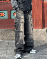 Keple cargo denim pants