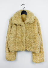 エッグファージャケット/Egg Fur Jacket (2color)