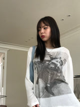 Paisley graphic r-neck T 