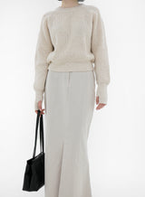 ウォーマーレグランニット / Warmer Leglan Knit (4color)