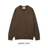 ウォッシャブルラウンドニット