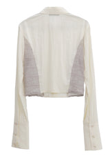ウェーブクロップシャツ/WAVY CROPPED SHIRT