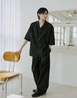 ユニセックスフォールディングシャツ / unisex folding shirts black