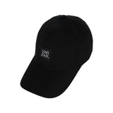 label over fit ball cap BLACK