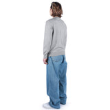 SOFT CREW NECK KNIT GRAY