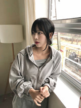 Melora hood zip-up set