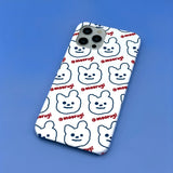 White Pattern Hard Case (6653850452086)