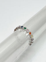 silver925 レインボーリング