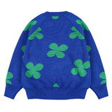 フラワーパターンジャガードニット / Flower pattern Jacquard Knit (4582469304438)