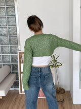 フロンクロップニット/Flon Crop Knit (4color)