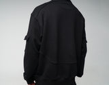 K.A.F コットン ネックジップセーター