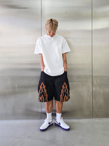 フレイム刺繡バミューダパンツ/VENTIQUE Flame embroidery Bermuda Shorts 2color