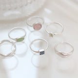 ビビッドムーディーリングセット - 6セット / Vivid Moody Ring Set - 6 Set