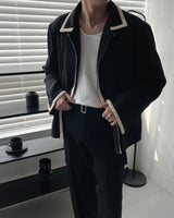 SO Line Collar Tweed Jacket ver.4 (2 colors)