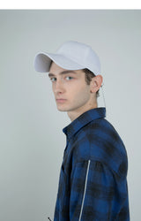 リフレクティブ ウールチェックシャツ/  reflective wool checked shirt (2517378039926)