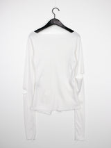 エンジェル スリット Tシャツ / Angle slit T-shirt (2color)