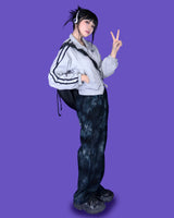 X two way scotch zip-up jumper