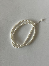 [92.5silver] swirl pearl necklace_4mm