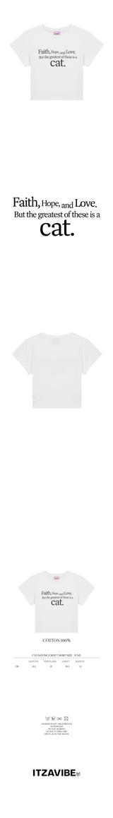 キャットセイングクロップTシャツ