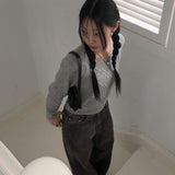Baba Twisted Bolero Square Neck Long Sleeve Knit