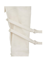デタッチャブルストラップシャーリングパンツ / DETACHABLE STRAP SHIRRING PANTS (IVORY)