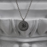 マリア-2 チェーン ネックレス / [BLESSEDBULLET]maria-2 chain necklace_vintage silver