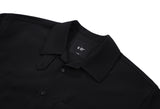balmacaan welt pocket shirt jacket black (6615508353142)