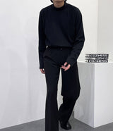 ラグランタートルネックTシャツ/SK Raglan turtleneck T-shirt (4 colors)