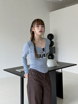 バリーVネックTシャツ / Valley V-neck T-shirt (4color)