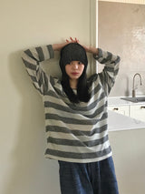 Dot stripe T 