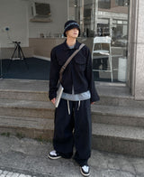 No.9180 woolen set-up trucker JK (6633609035894)