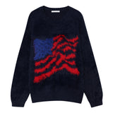 (UNISEX) 星条旗アンゴラニット