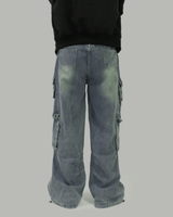 Triple pocket denim pants