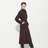 POCKET BELTED DRESS, DARK BURGANDY (6629497897078)
