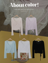 MDスリムラップ長袖Tシャツ(5color)