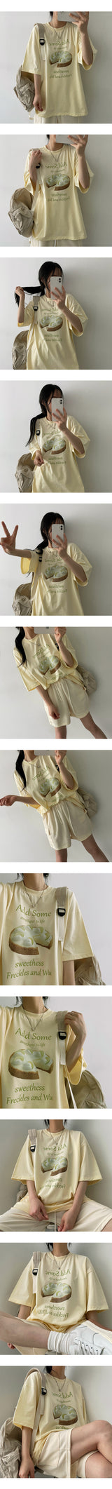 アドサムショートスリーブTシャツ / Ad-sum short-sleeved T-shirt