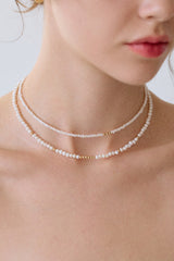 [14K] Piece Pearl Necklace